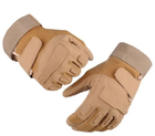 Перчатки защитные полнопалые на липучке FQ16S003 Песочный L (Kali) - изображение 3