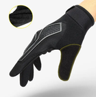 Сенсорные перчатки полнопалые FQ103B147 на липучке Черный XL (Kali) - изображение 3