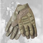 Перчатки полнопалые с защитой на липучке FQ16SDF007 Оливковый L (Kali) - изображение 5
