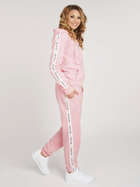 Bluza damska rozpinana streetwear z kapturem Yoclub UBD-0002K-4700 XL Różowa (5903999435554) - obraz 5