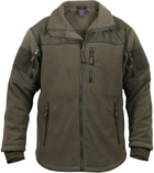 Куртка оливковая флисовая тактическая Rothco Spec Ops Tactical Fleece Jacket Olive Drab размер L - изображение 1