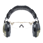 Гелеві амбушюри Noisefighters Gel Pads з рельєфним вирізом для окулярів Чорний Гарнітура Howard Ops-core Peltor Амбушюри 2000000100586 - зображення 3