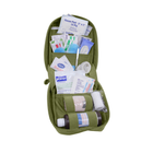 Тактичний медичний підсумок Rothco MOLLE Tactical Trauma & First Aid Kit Pouch Olive Drab Підсумок 2000000097183 - зображення 2