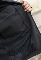 Куртка тактична Хантер Софтшелл чорна на сітці No Brand 46 ( 542 ) - изображение 3