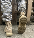 Тактические ботинки замш (берцы) песок 42 (стелька 28 см) - изображение 7