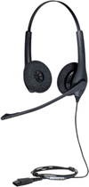 Навушники Jabra BIZ 1500 Duo QD Black (1519-0154) - зображення 1