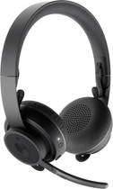 Навушники Logitech Zone Wireless Bluetooth Headset Black (981-000798)