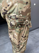 Штани зимові тактичні софтшел флісові Single Sword, розмір XXL, Мультикам, утеплені штани для військових - зображення 7