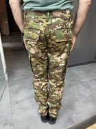 Брюки тактические софтшелл с флисом Special, размер XXL, Мультикам, утепленные брюки для военных - изображение 5