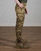 Жіночі військові штани тактичні ріп-стоп з флісовою підкладкою р. L Піксель - зображення 3