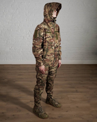 Жіноча військова тактична форма SoftShell тришарова осінь/зима куртка і штани р. L Мультикам - зображення 2
