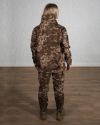 Жіноча військова тактична форма SoftShell тришарова осінь/зима куртка і штани р. M Піксель - зображення 4