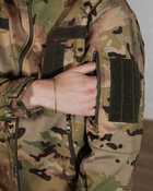 Женская военная тактическая куртка SoftShell трехслойная осень/зима р. S Мультикам - изображение 6