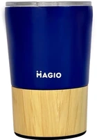 Вакуумная термокружка Magio из нержавеющей стали 300 мл Синяя (MG-1044I)
