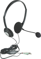 Słuchawki Manhattan Stereo Headset Czarny (0766623164429) - obraz 2