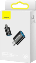 Адаптер Baseus Ingenuity Series Mini OTG Adapter Type-C to USB-A 3.1 Black (ZJJQ000001) - зображення 6