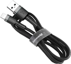 Kabel Baseus Cafule Cable USB for Lightning 2.4A 0.5M Czarny+Szary (CALKLF-AG1)