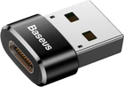 Przejściówka Baseus Female Type-C to USB Czarny (CAAOTG-01) - obraz 2