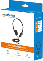 Słuchawki Manhattan Stereo Headphones Czarny (0766623177481) - obraz 4