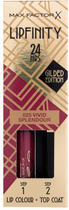Szminka w płynie z balsamem Max Factor Lipfinity Gilded Edition 025 Vivid Splendour 4.2 ml (3616305242488) - obraz 1