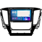Штатная магнитола Lesko для Mitsubishi Pajero Sport III 2015-2021 IPS 9" 4/64Gb CarPlay 4G Wi-Fi GPS Prime