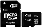 Karta pamięci Team microSDHC 16GB Class 10 UHS-1 (TUSDH16GCL10U03) - obraz 1