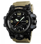 Мужские наручные часы Skmei 1155BKH, Хаки (t9255)