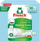 Таблетки для мытья посуды в посудомоечных машинах Frosch Сода 30 шт (4009175965059)
