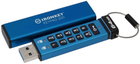 Pendrive Kingston IronKey Keypad 200 64GB USB 3.2 Blue (IKKP200/64GB) - obraz 2