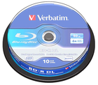 Диски Verbatim BD-R DL 50 GB 6x Cake 10 шт (0023942437468) - зображення 1