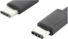 Kabel połączeniowy Digitus USB Type-C to C M/M 3A 480MB Version 2.0 czarny 3 m (4016032455998) - obraz 1