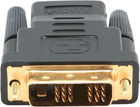 Adapter Gembird HDMI to DVI Bulk A-HDMI-DVI-2 czarny (8716309054836) - obraz 1