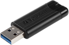 Флеш пам'ять USB Verbatim PinStripe USB 3.0 16GB Black (0023492493167) - зображення 4