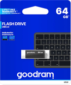 Флеш пам'ять USB Goodram Cube 64GB Black (UCU2-0640K0R11) - зображення 5