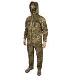 Костюм военный зимний Softshell ТТХ (Пиксель) 62 (5XL), рост 182