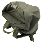 Баул-рюкзак влагозащитный тактический, вещевой мешок на 25 литров поликордура темная Олива - изображение 4