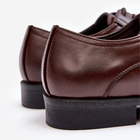 Чоловічі туфлі Harene 41 Темно-коричневі (5905677965711) - зображення 4