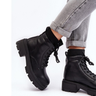 Жіночі черевики високі Rivella 40 Чорні (5905677996463) - зображення 4