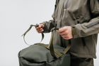 Сумка-баул військовий 85л, військовий рюкзак вологозахисний олива - изображение 7