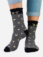 Шкарпетки дитячі NOVITI SB059-W-01 котон 31-34 Чорні (5905204334683) - зображення 1
