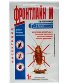 Фронтлайн 1 г для борьбы с тараканами, прусаками, клещами, блохами, клопами, муравьями