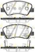 Тормозные колодки дисковые Roadhouse Передние RH 21488.02 Emgrand/Geely/Hyundai/Hyundai (Beijing)/KIA/KIA (Dyk) (RH 21488.02)
