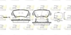 Тормозные колодки дисковые Roadhouse Задние RH 21362.02 Hyundai/KIA/Ssangyong (RH 21362.02)
