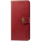 Шкіряний чохол-книжка GETMAN Gallant (PU) для Xiaomi Redmi Note 10 / Note 10s Червоний