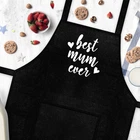 Фартух Presentville з написом Best mum ever (FRT_19N002)