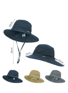 Панама Naturehike NH17M006-A Fisherman hat UV protection grey - изображение 3