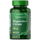 Вітаміни та мінерали Puritan's Pride Magnesium Citrate 100 мг 100 капсул