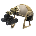 Крепление (кронштейн) на шлем OPS Core Mich для ПНБ стиль Wilcox L4 G24 Coyote + кейс - изображение 4