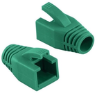 Кришка заглушки LogiLink RJ45 kat.6 зелений 50 шт (MP0035G) - зображення 1