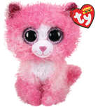 Zabawka miękka TY Beanie Boo's Kociak Reagan Różowy 15 cm (008421363087) - obraz 1